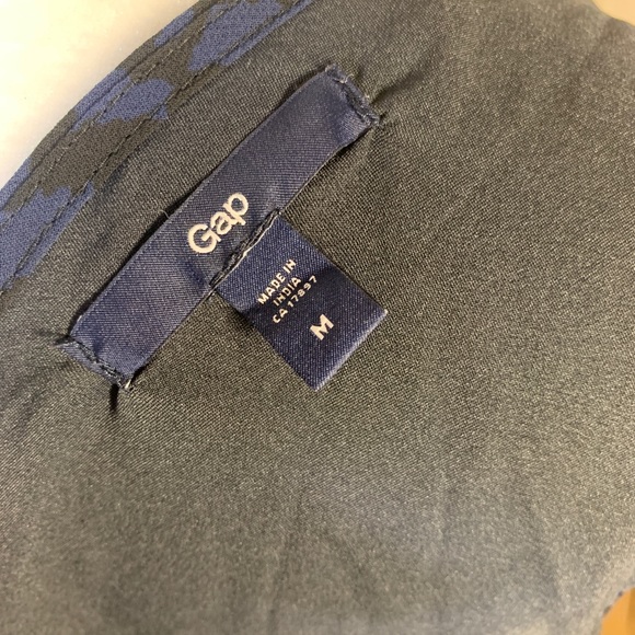 Gap Cowl Neck Navy & Black Striped Top - Picture 4 of 5